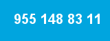 955 148 83 11 955 148 83 11